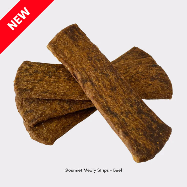 Natural Treats Gourmet Meaty Strips Beef 4pcs