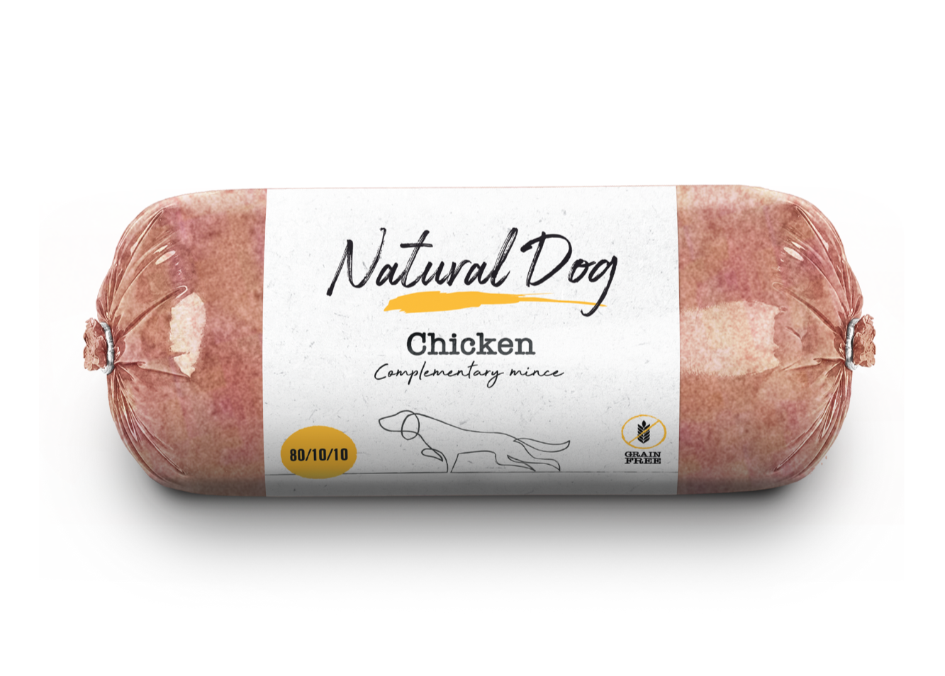 Natural Dog Chicken 80:10:10 500g