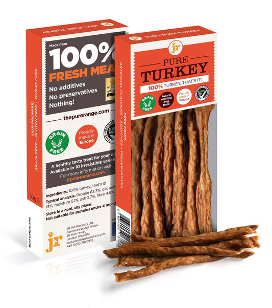 JR Pure Meat Sticks Turkey 50g