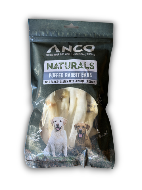 Anco Naturals Puffed Rabbit Ears 100g
