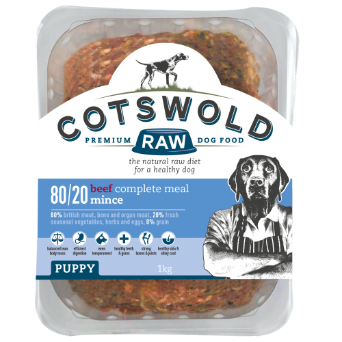 Cotswold Puppy 80:20 Beef 1kg