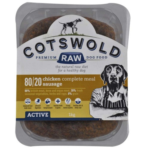 Cotswold Active 80:20 Sausages Chicken 1kg