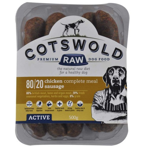 Cotswold Active 80:20 Sausages Chicken 500g