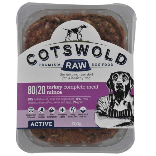 Cotswold Active 80:20 Turkey 500g
