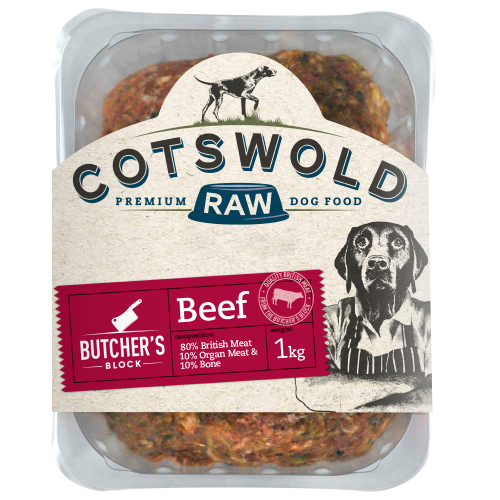 Cotswold Active Butchers Block 80:10:10 Beef 1kg