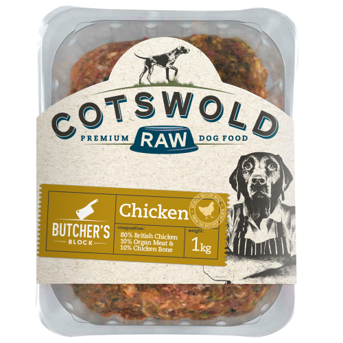 Cotswold Active Butchers Block 80:10:10 Chicken 1kg
