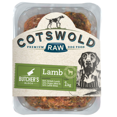 Cotswold Active Butchers Block 80:10:10 Lamb 1kg