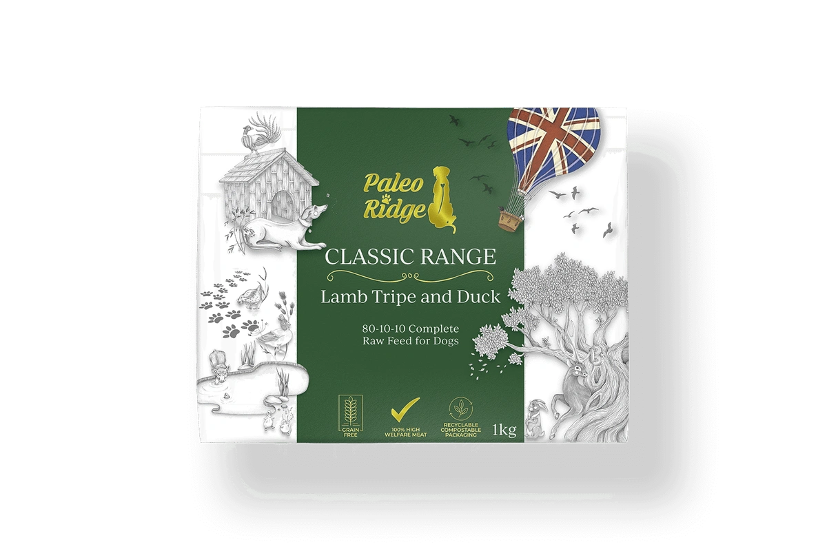 Paleo Ridge Classic Lamb Tripe and Duck 1kg
