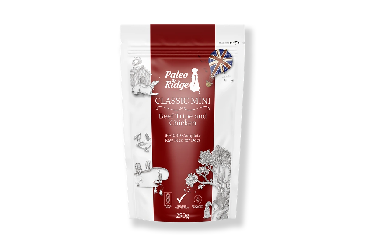 Paleo Ridge Classic Mini Beef Tripe and Chicken 250g