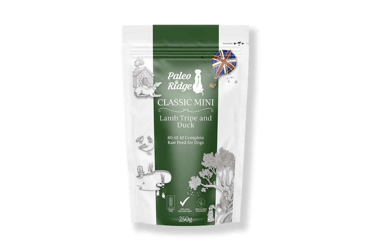 Paleo Ridge Classic Mini Lamb Tripe and Duck 250g