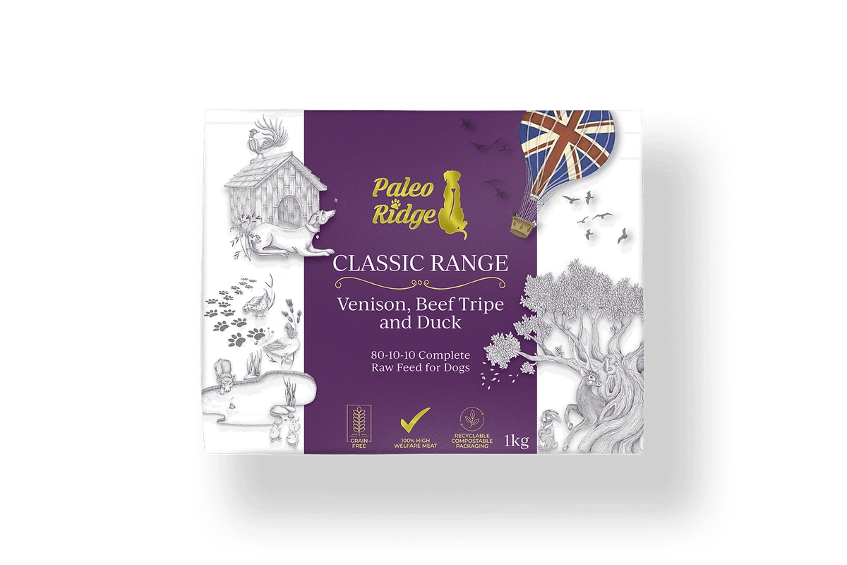 Paleo Ridge Classic Venison, Beef Tripe and Duck 1kg