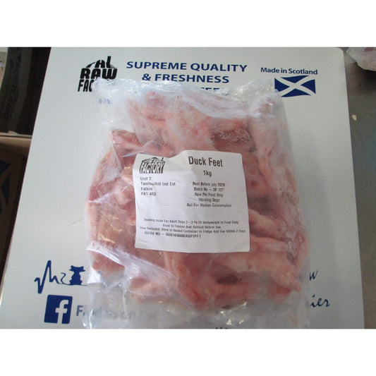 Raw Factory Duck Feet 1kg