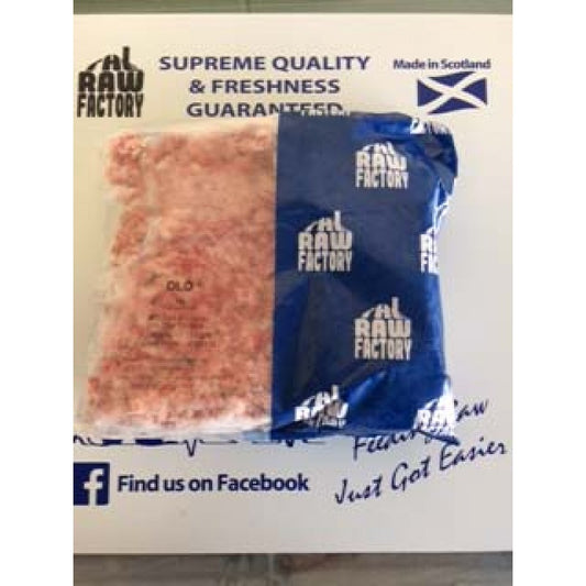 Raw Factory Duck Lamb Offal DLO 1kg