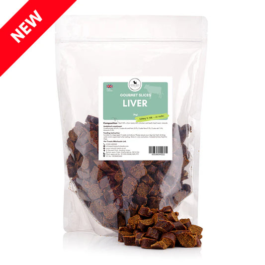 Natural Treats Gourmet Slices Beef Liver & Chicken 1kg