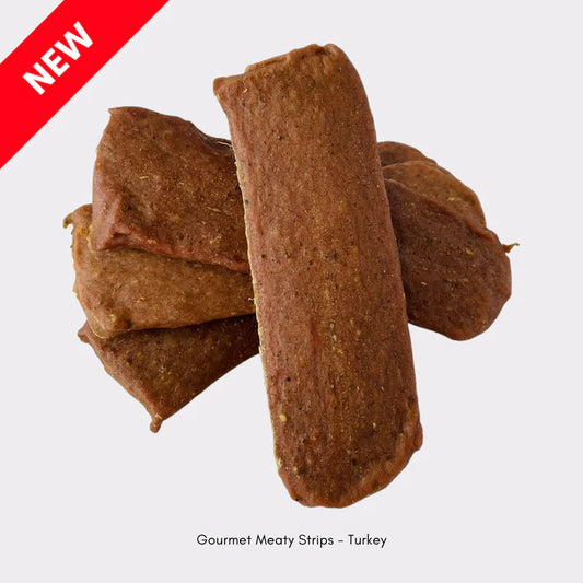 Natural Treats Gourmet Meaty Strips Turkey 4pcs