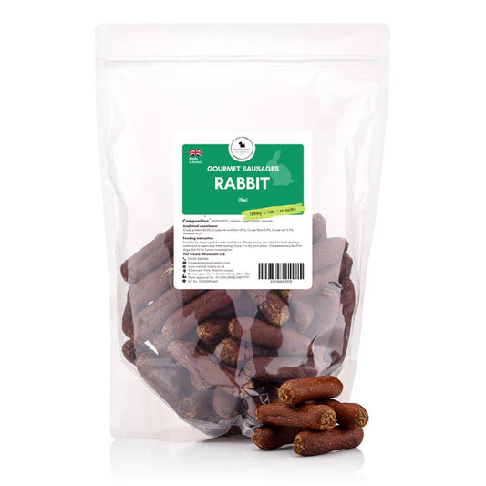 Natural Treats Gourmet Sausages Rabbit 1kg