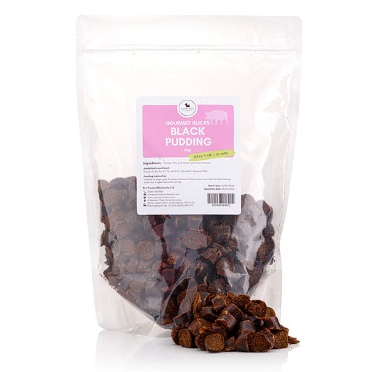 Natural Treats Gourmet Slices Black Pudding 1kg