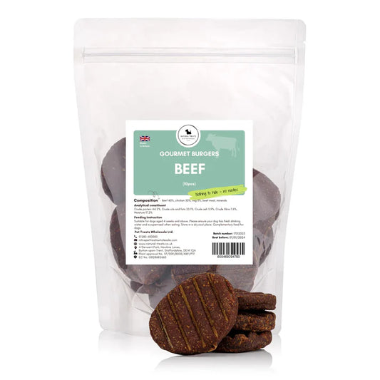 Natural Treats Gourmet Burgers Beef 1kg
