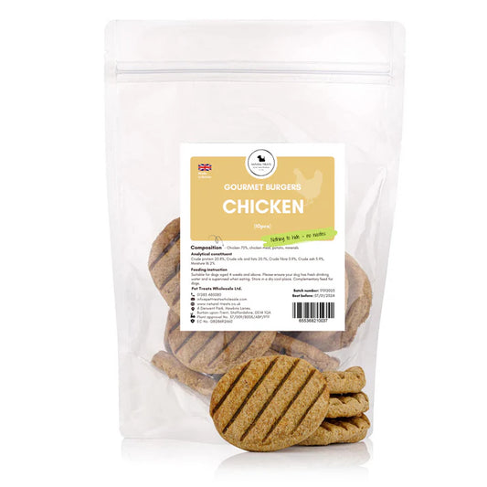 Natural Treats Gourmet Burgers Chicken 1kg