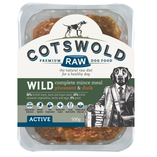 Cotswold Active 80:20 Wild Pheasant & Duck 1kg