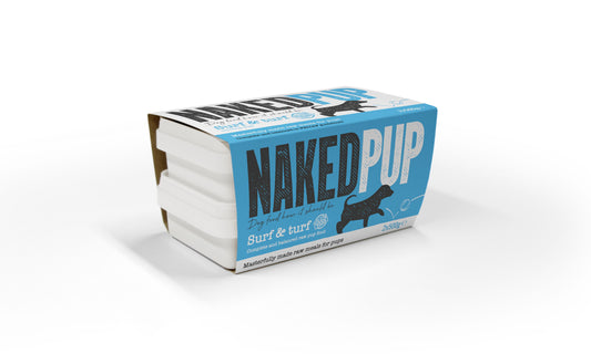 NAKEDDOG Puppy Surf & Turf 2x500g